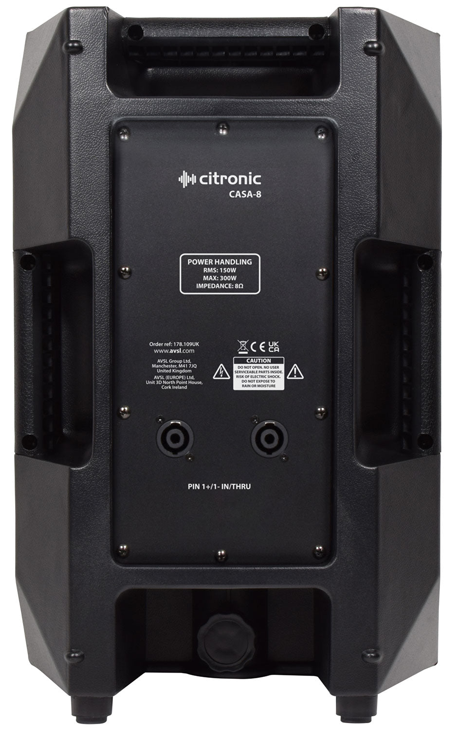 Citronic CASA-8 Passive 8" Full Range PA Cabinet 150Wrms - view 4