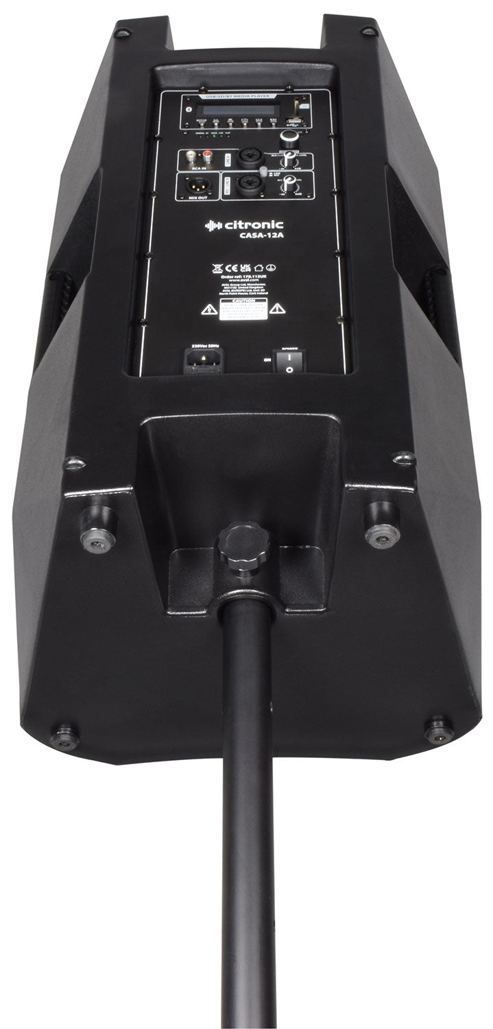 Citronic CASA-12A Active Cab 12" 280W RMS + USB/SD/BT - view 7