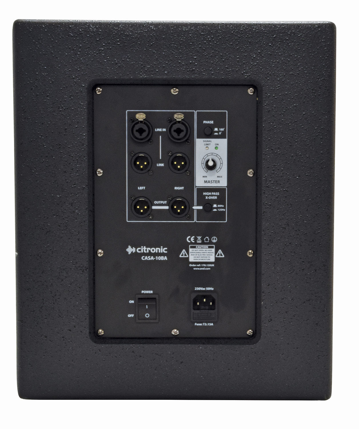 Citronic CASA-10BA Active Sub 300Wrms - view 7