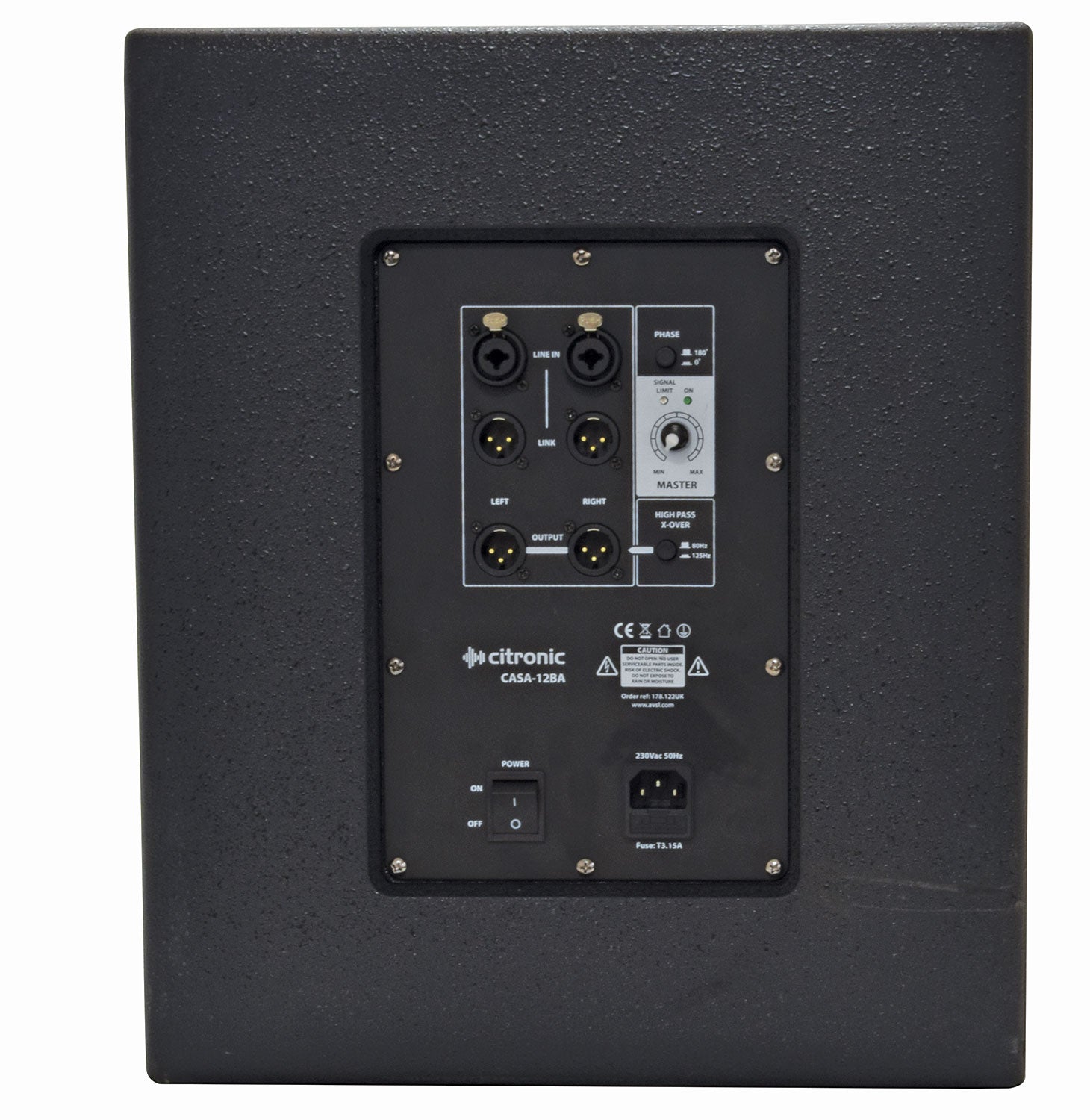 Citronic CASA-12BA Active Sub 400Wrms - view 7