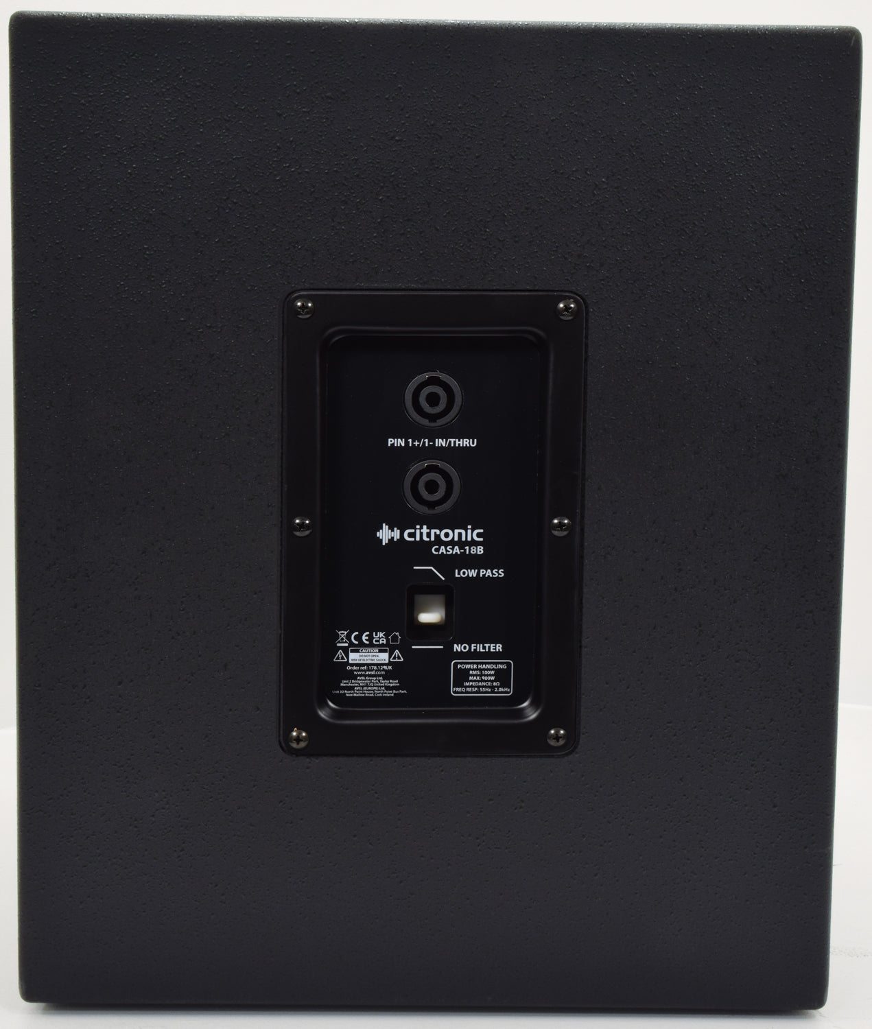 Citronic CASA-18B Passive Sub 600Wrms - view 5