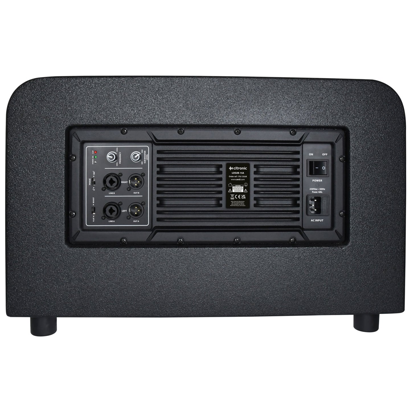Citronic LOSUB-15A Low Profile Active Subwoofer 600W - view 6