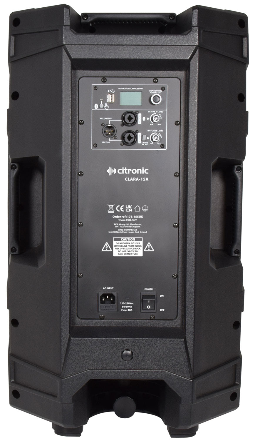 Citronic CLARA-15A Active HP Cabinet 470Wrms - view 4