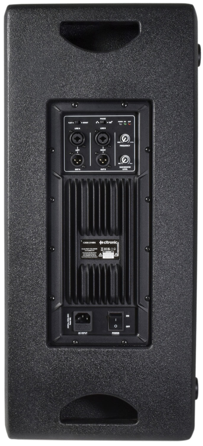 Citronic CASA-210BA Active Sub 2 x 10" 600W - view 4