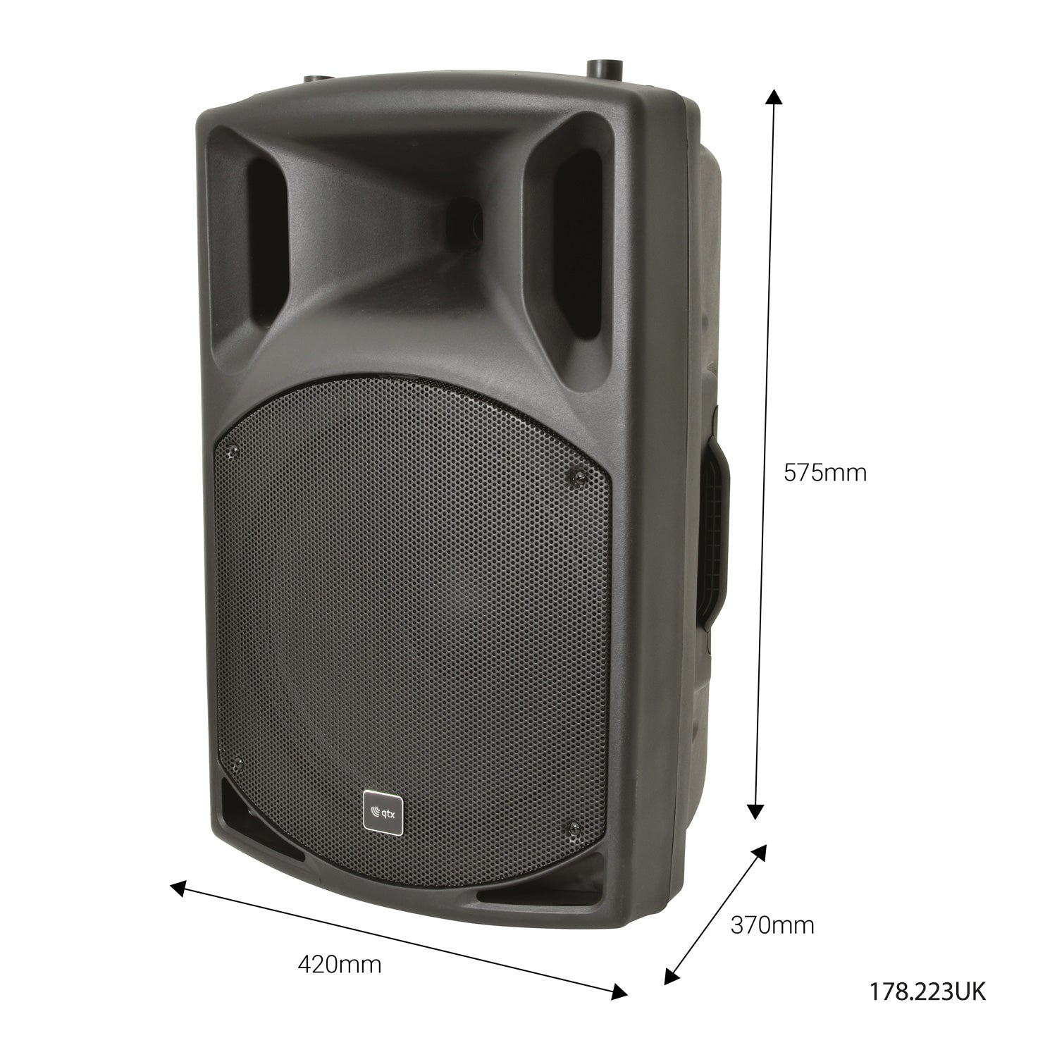 QTX QX15 Passive Speaker - view 3