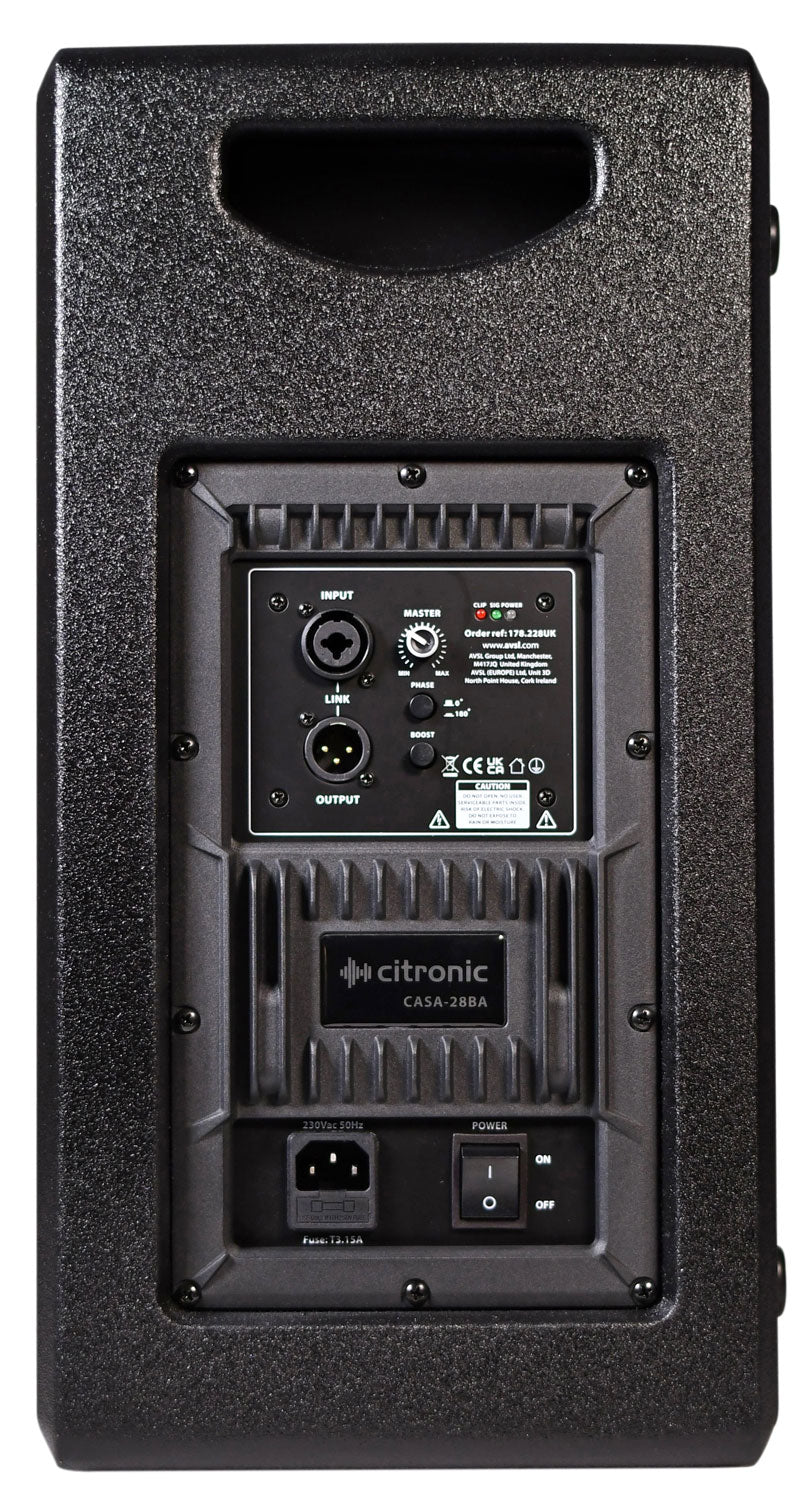 Citronic CASA-28BA Active Sub 400Wrms - view 3