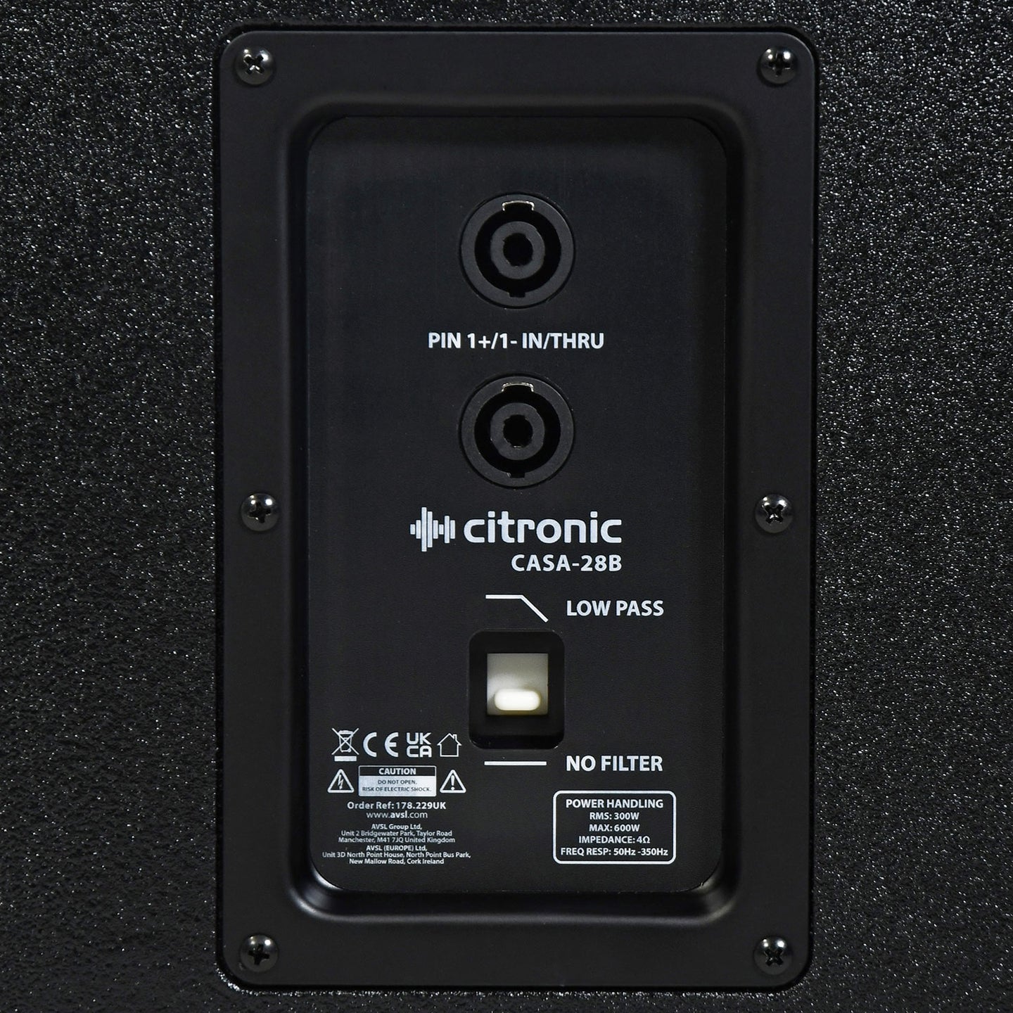 Citronic CASA-28B Passive Sub Cabinet 300Wrms - view 2