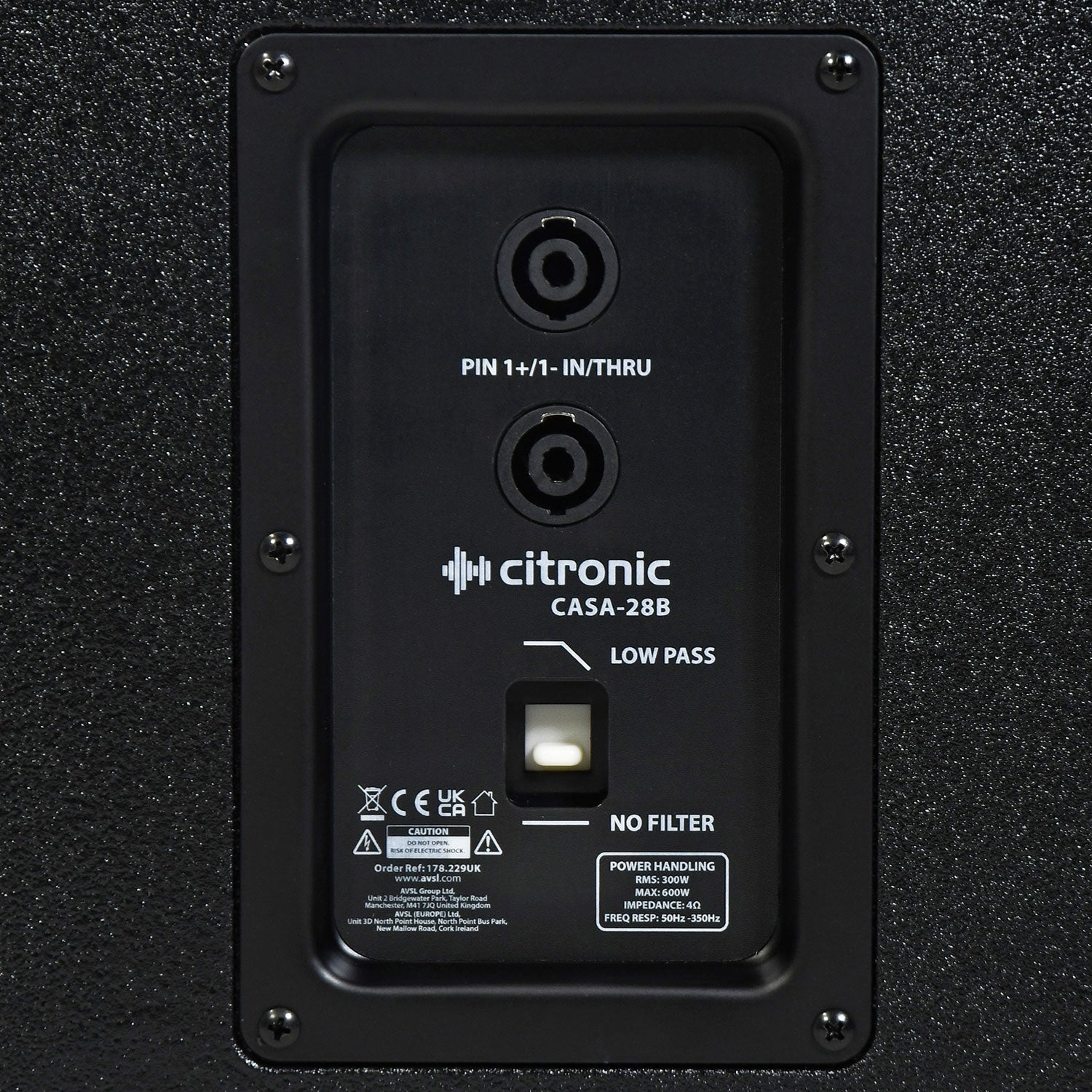 Citronic CASA-28B Passive Sub Cabinet 300Wrms - view 2