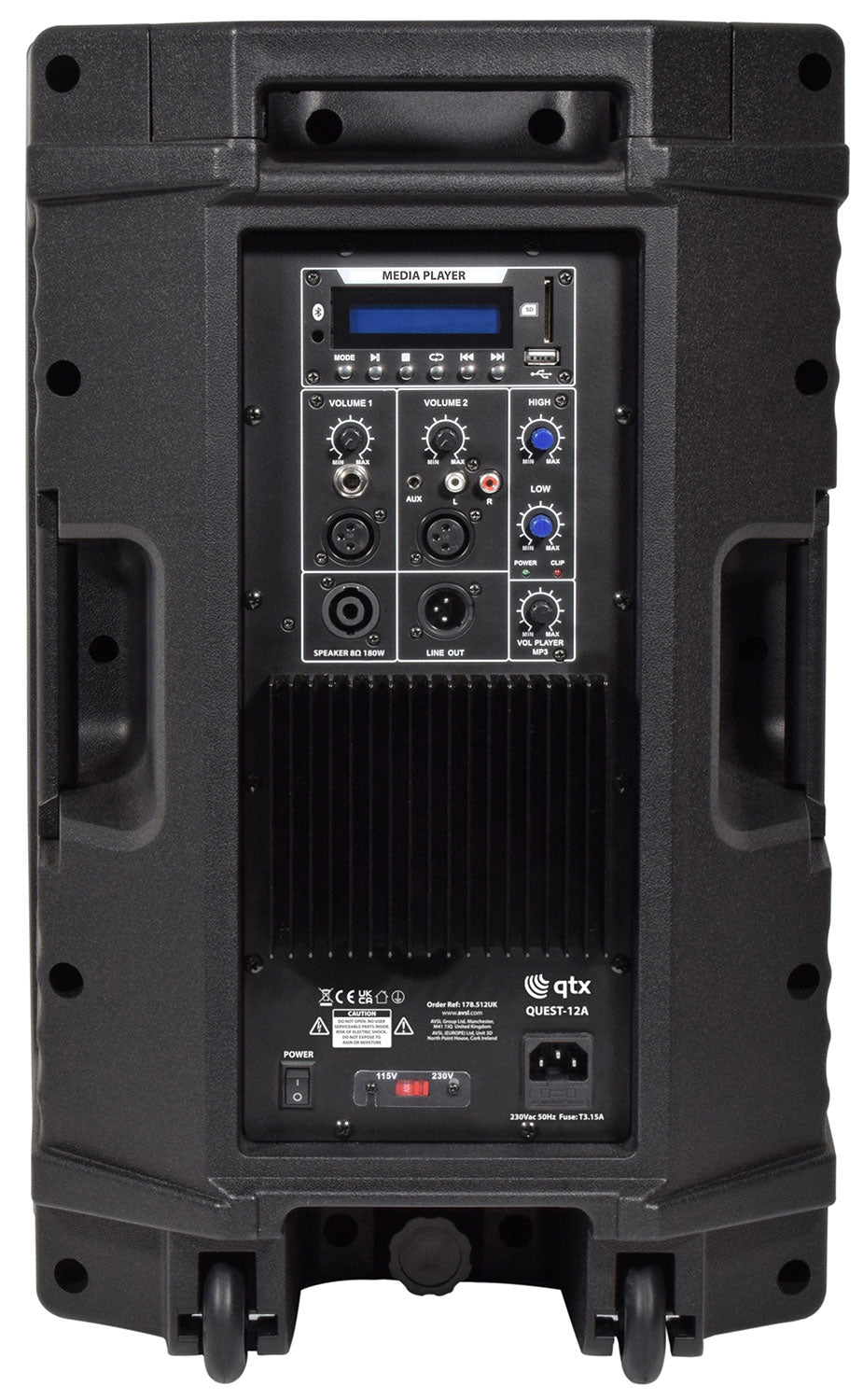 QTX QUEST-12A Active PA Cabinet 720W peak - view 2