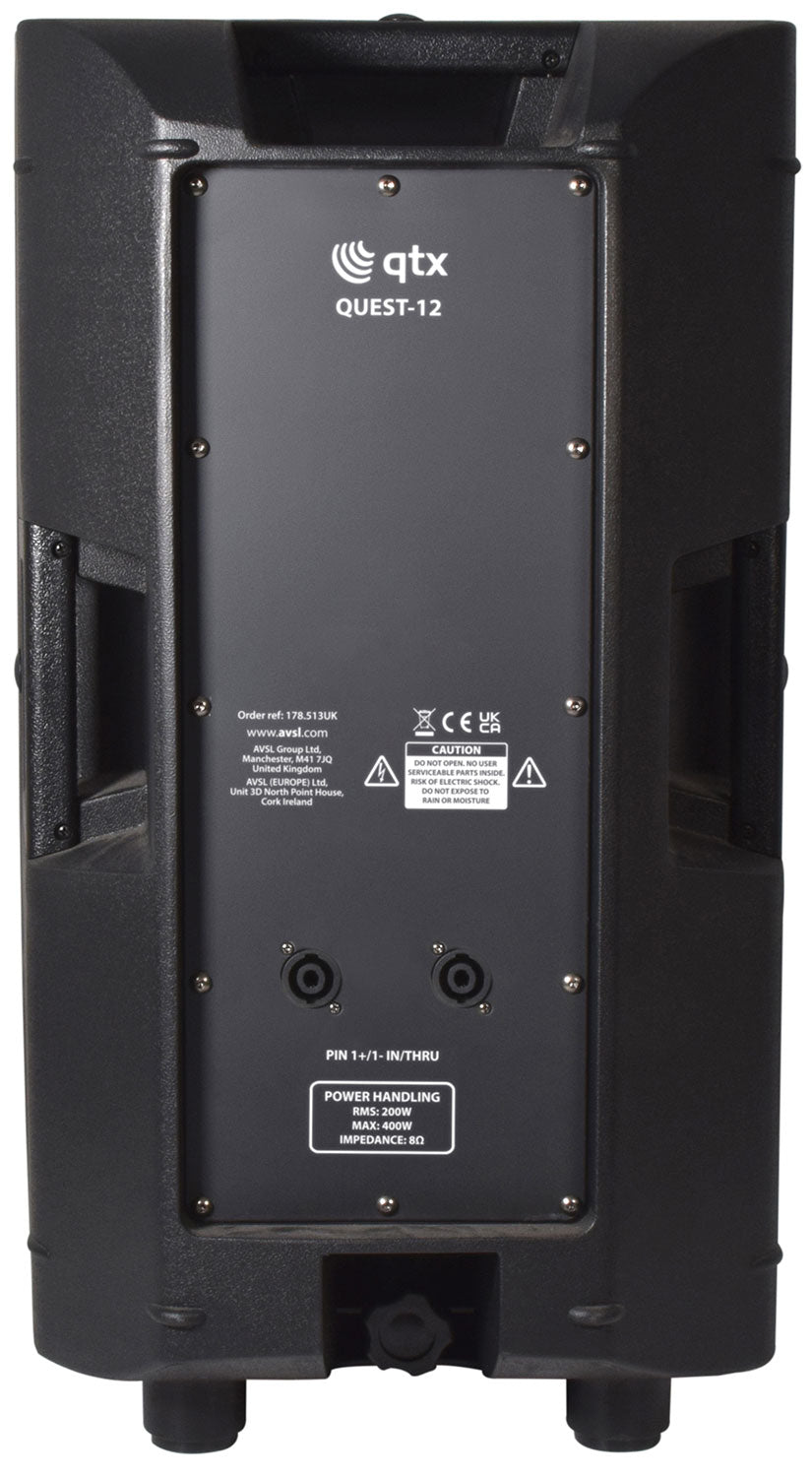 QTX QUEST-12 Passive PA Cabinet 400W max - view 4