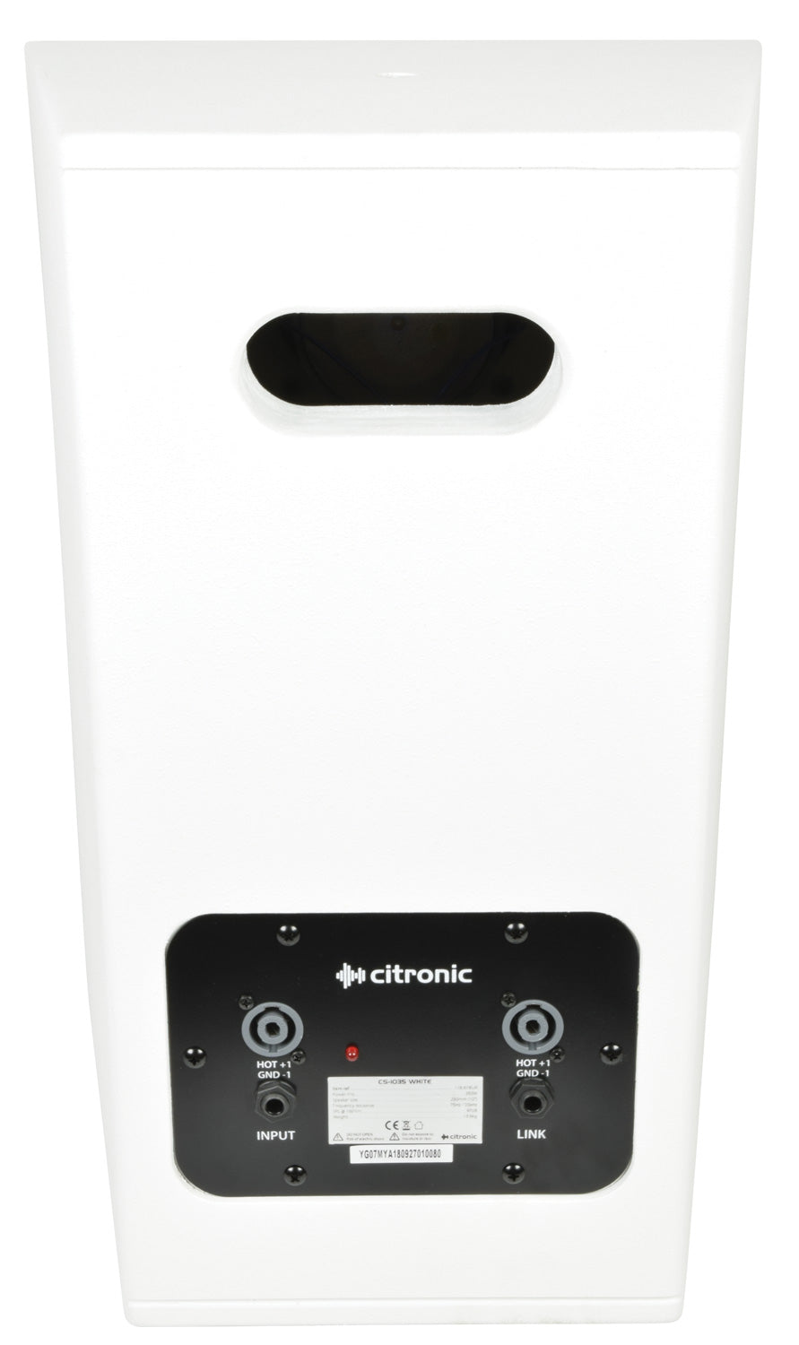 Citronic CS-1035W Passive Speaker White - view 4