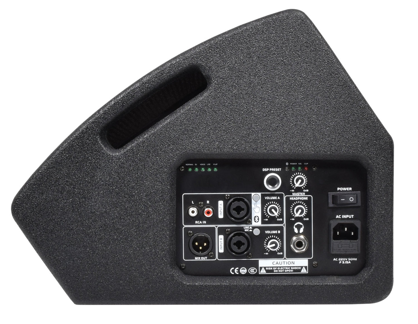Citronic CM10A Active Wedge Speaker 250Wrms inc. BT - view 3