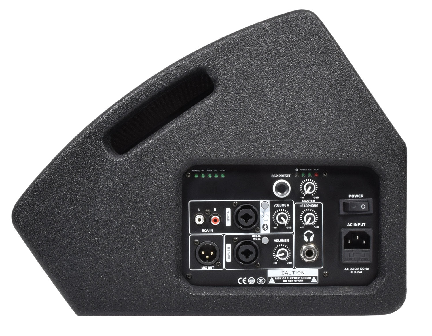 Citronic CM10A Active Wedge Speaker 250Wrms inc. BT - view 3
