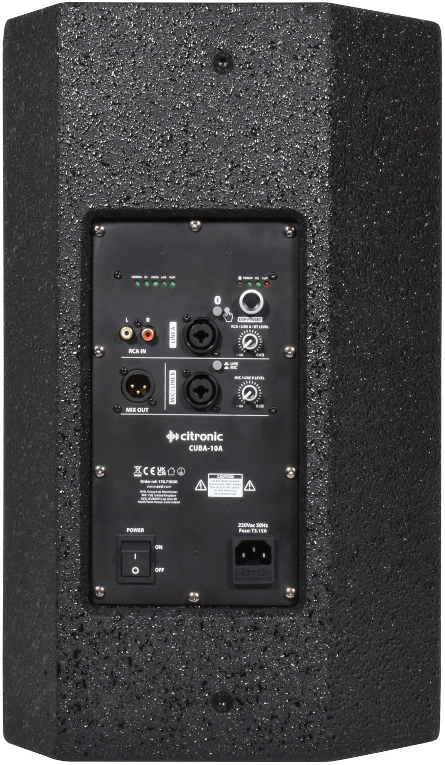 Citronic CUBA-10A Active Full-Range Cabinet 270W - view 2