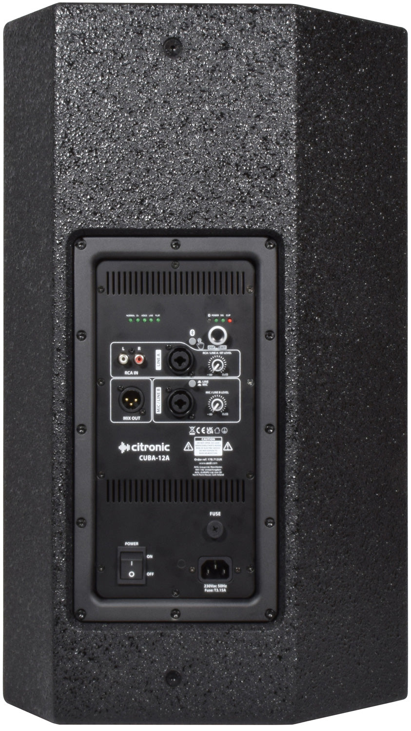 Citronic CUBA-12A Active Full-Range Cabinet 400W - view 2