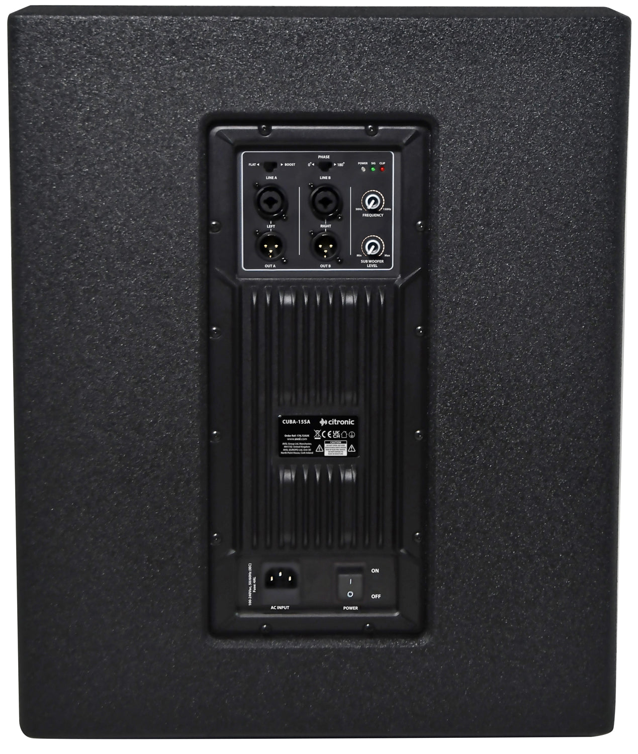 Citronic CUBA-15SA Active Sub Cabinet 800W rms - view 6