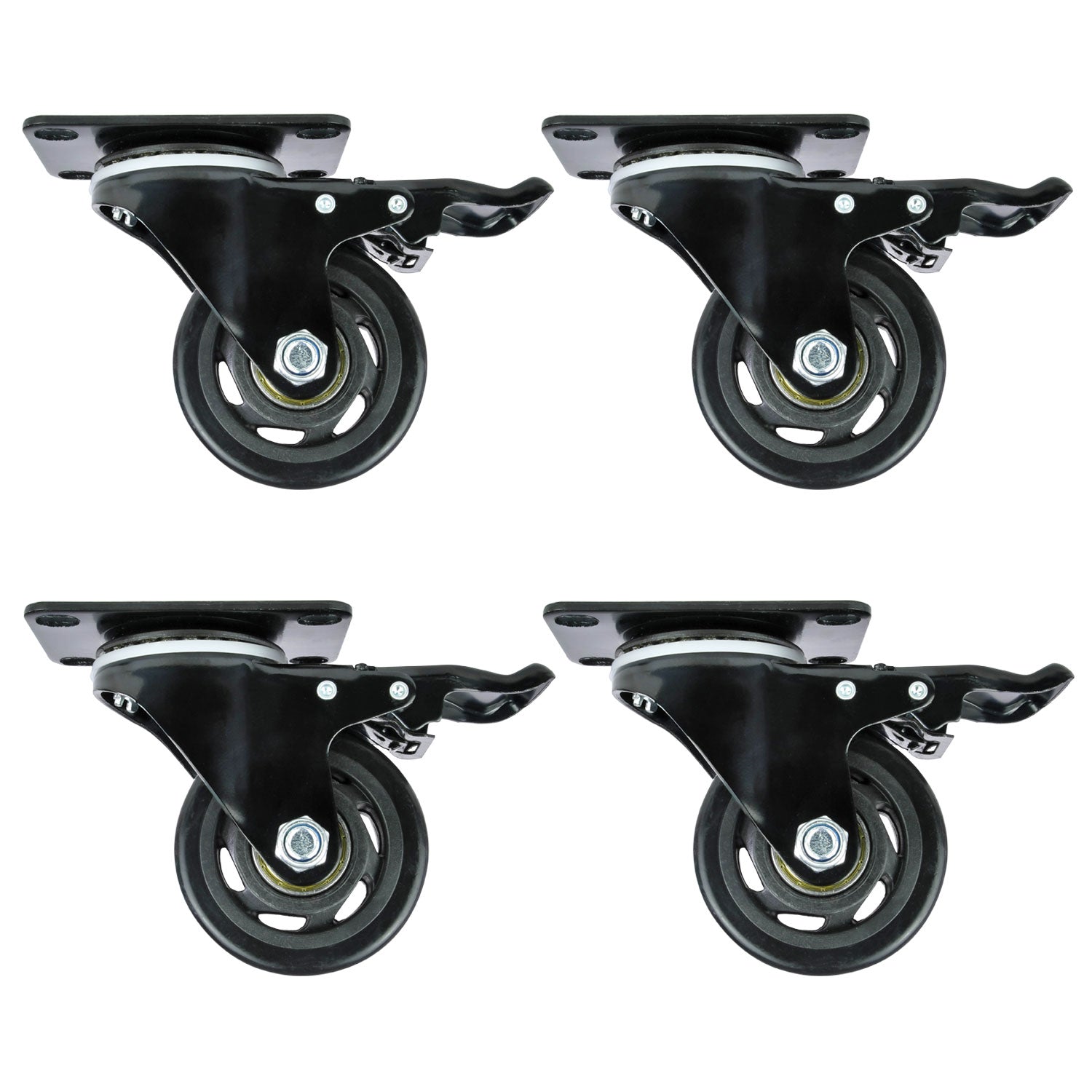 Citronic Castors Set of Four for PA Cabinets 75mm