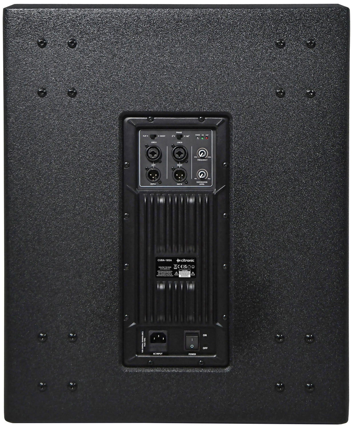 Citronic CUBA-18SA Active Sub Cabinet 1200W rms - view 2