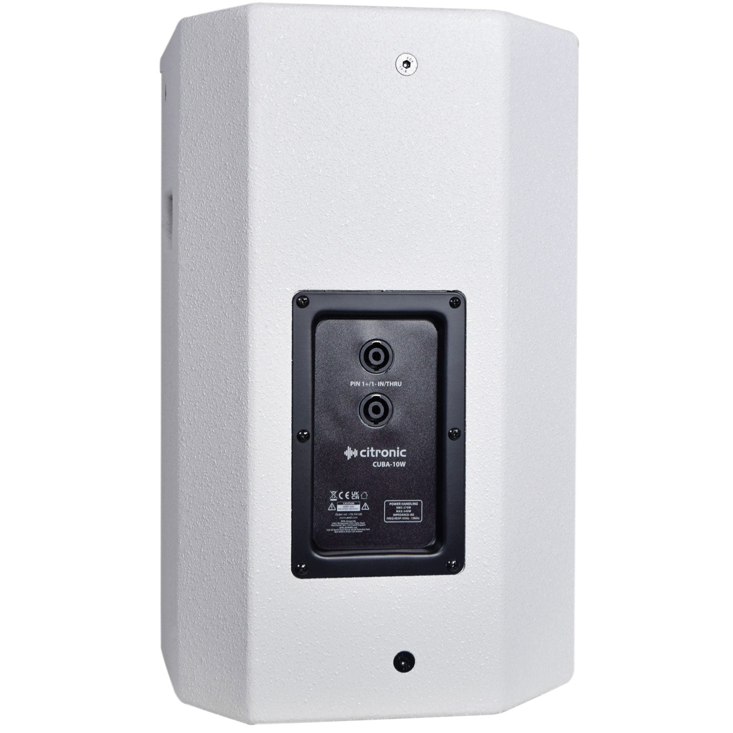 Citronic CUBA-10W Passive Full-Range Cab - White - view 9