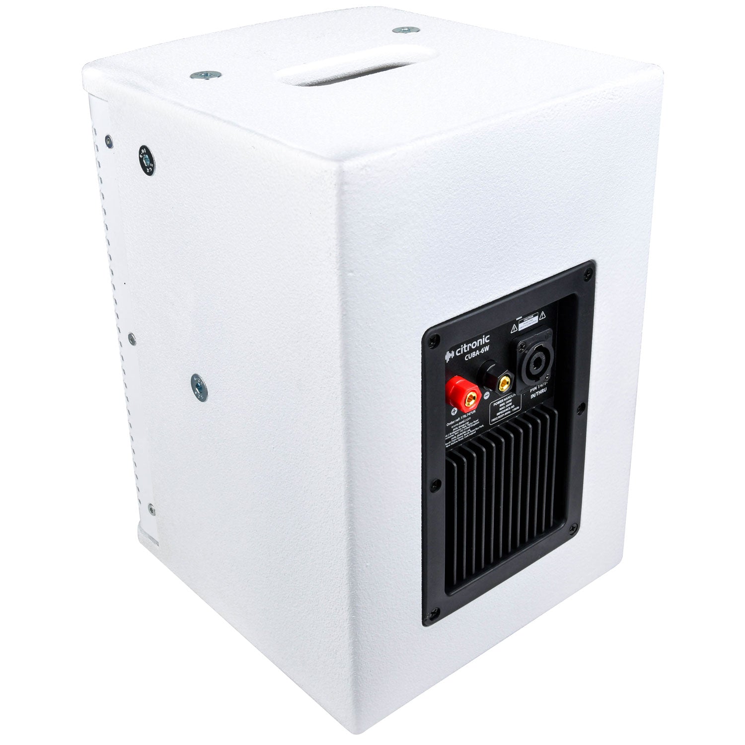 Citronic CUBA-6W Passive Full Range Cab - White - view 5