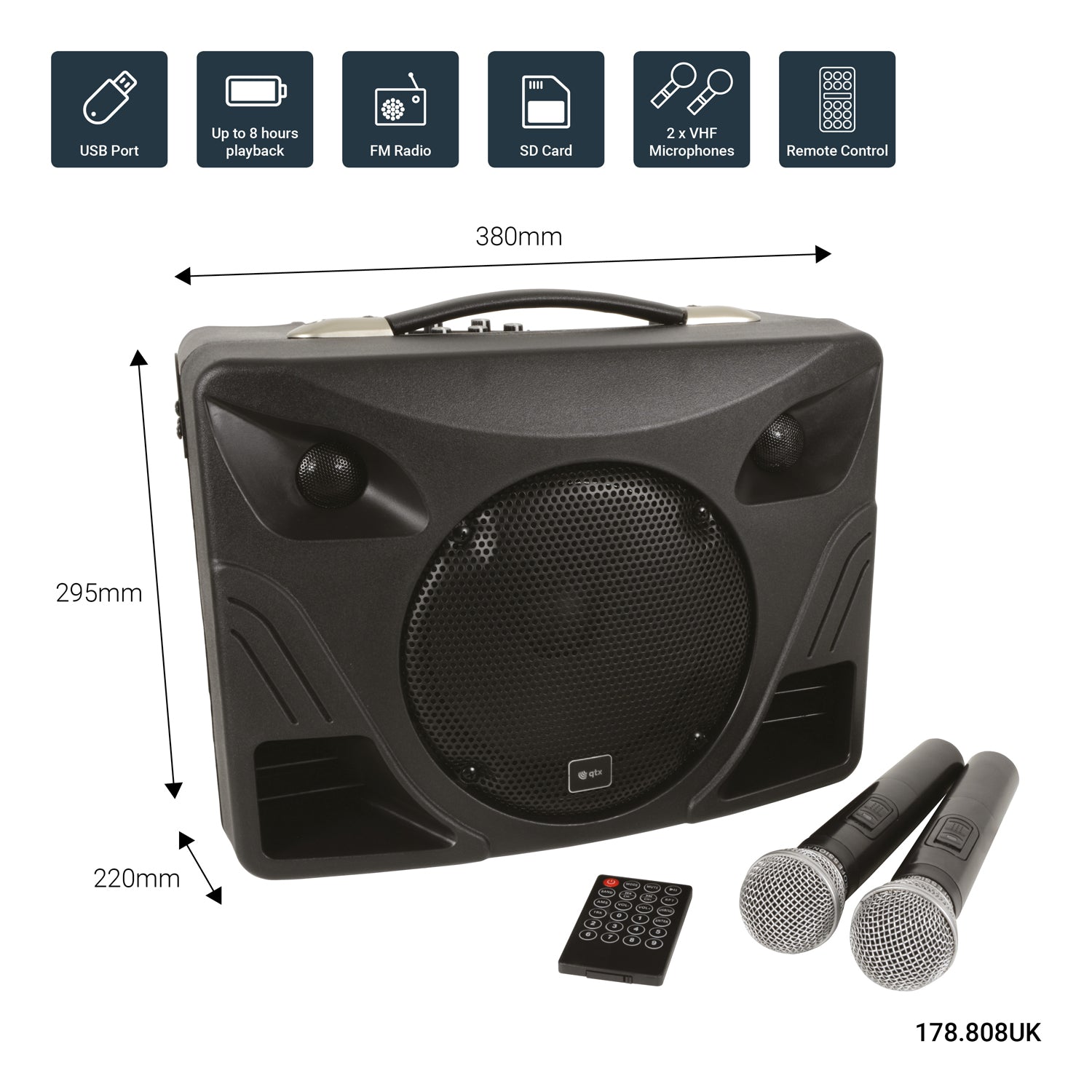 QTX DELTA-50 Portable PA - view 23