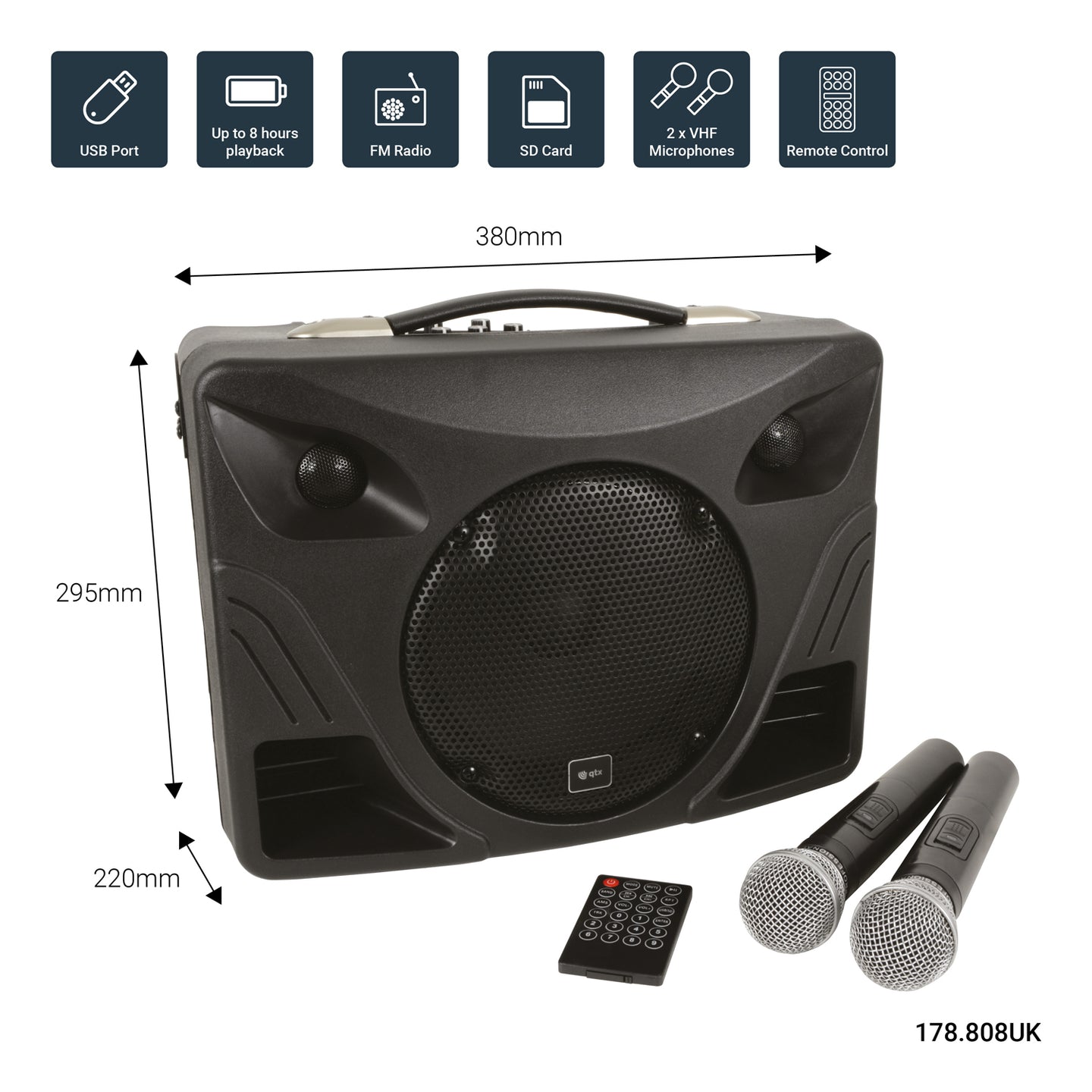 QTX DELTA-50 Portable PA - view 23