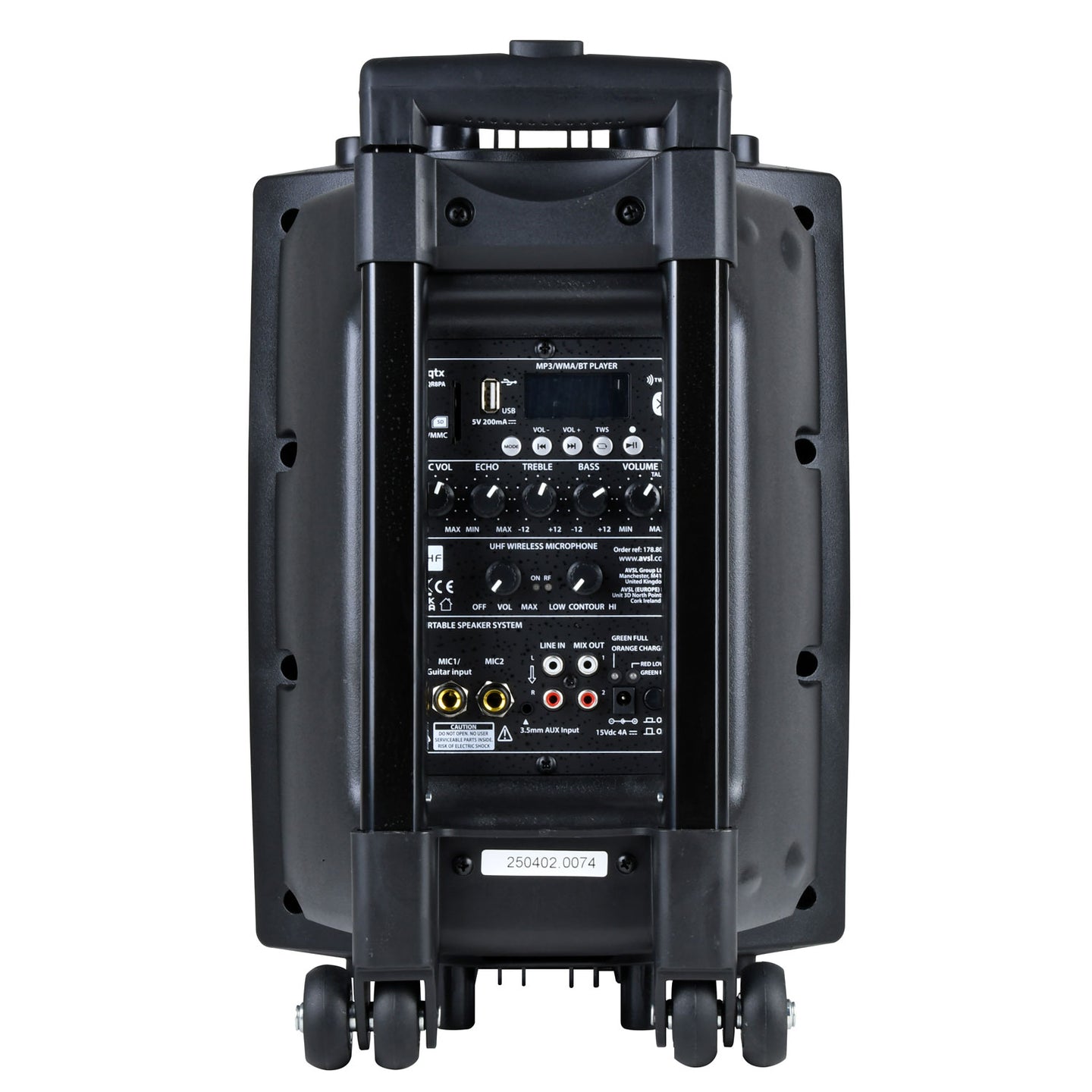 QTX QR8PA Portable PA -TWS 1 x UHF Microphone - view 6