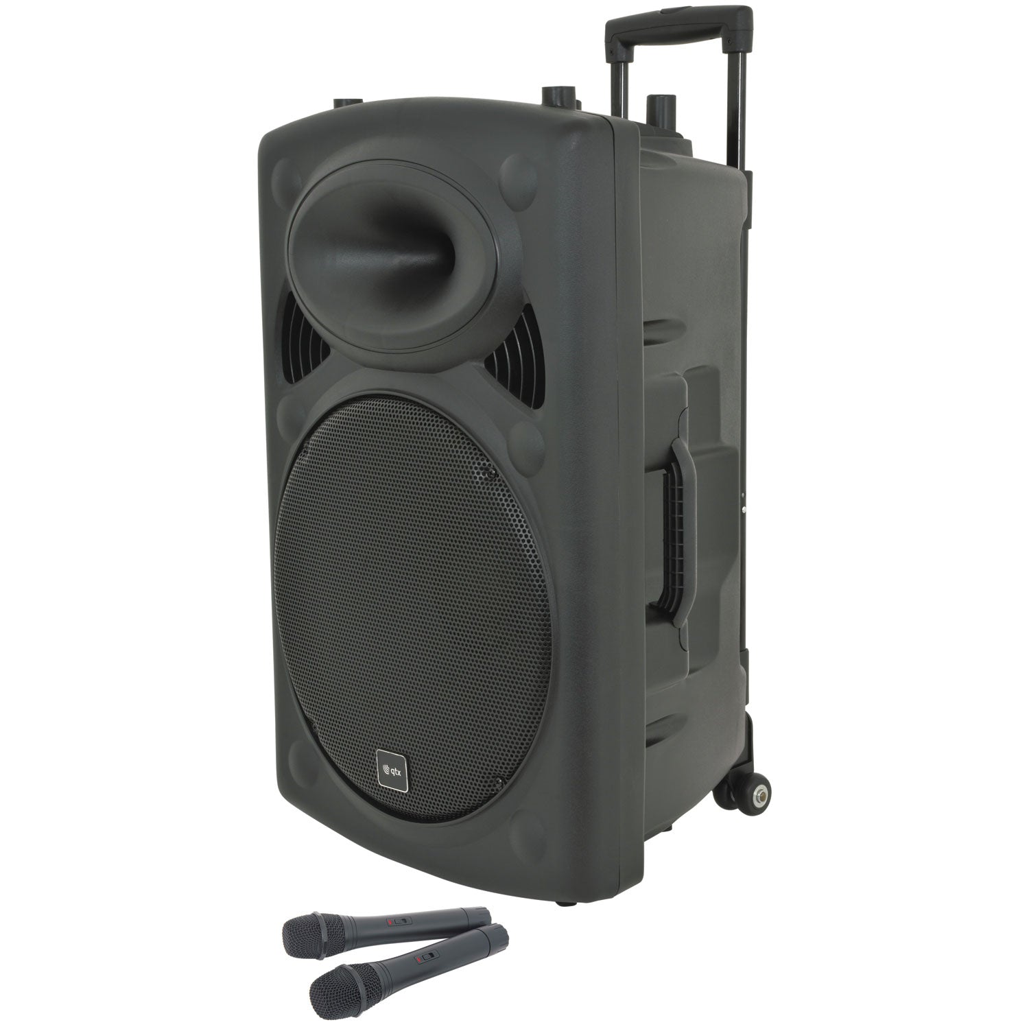 QTX QR15PA Portable PA - TWS + 2 x UHF Microphones