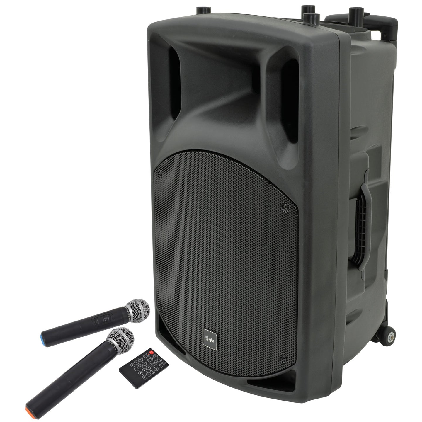 QTX QX15PA portable PA unit with USB/SD/FM player & Bluetooth