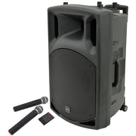 QTX QX15PA portable PA unit with USB/SD/FM player & Bluetooth