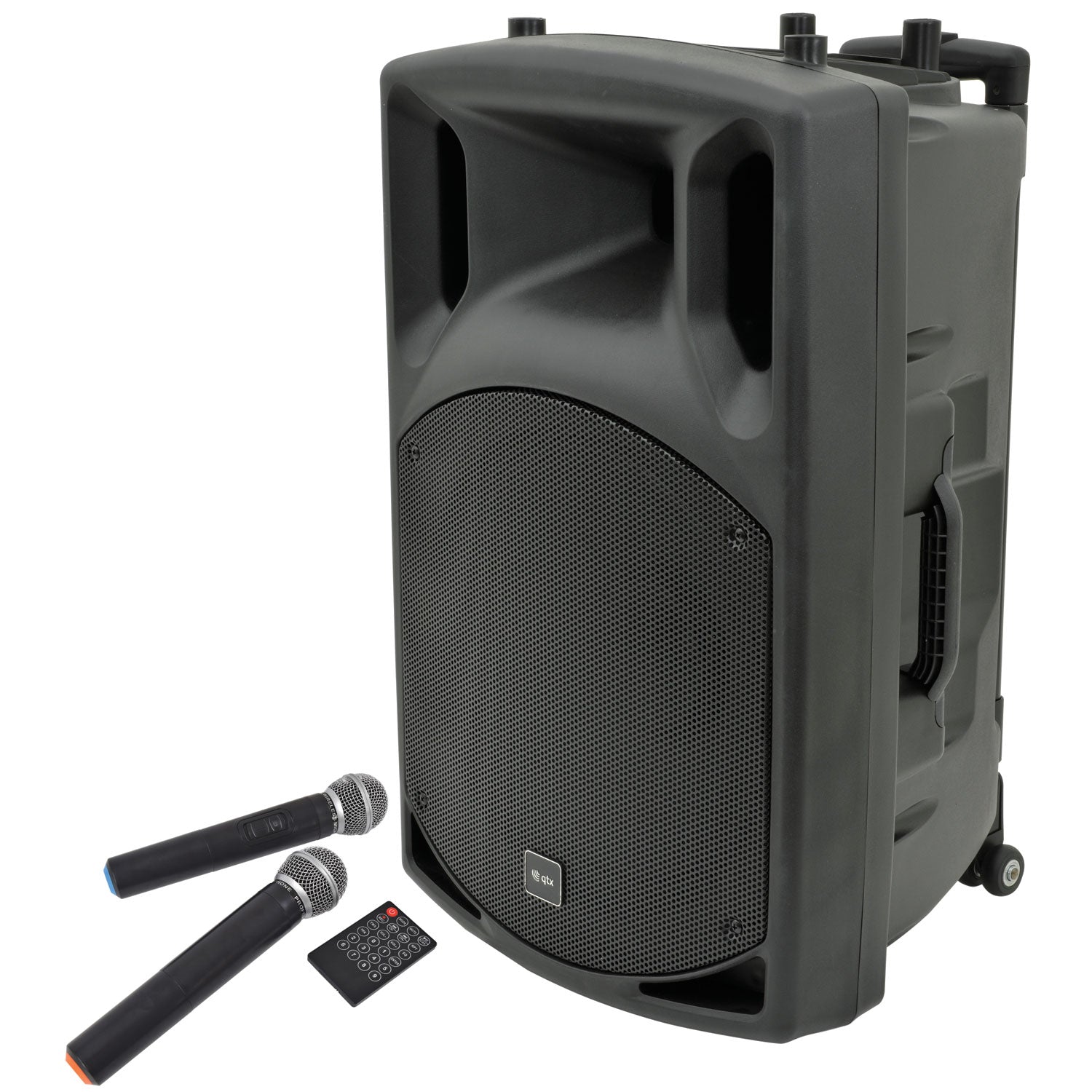 QTX QX15PA portable PA unit with USB/SD/FM player & Bluetooth