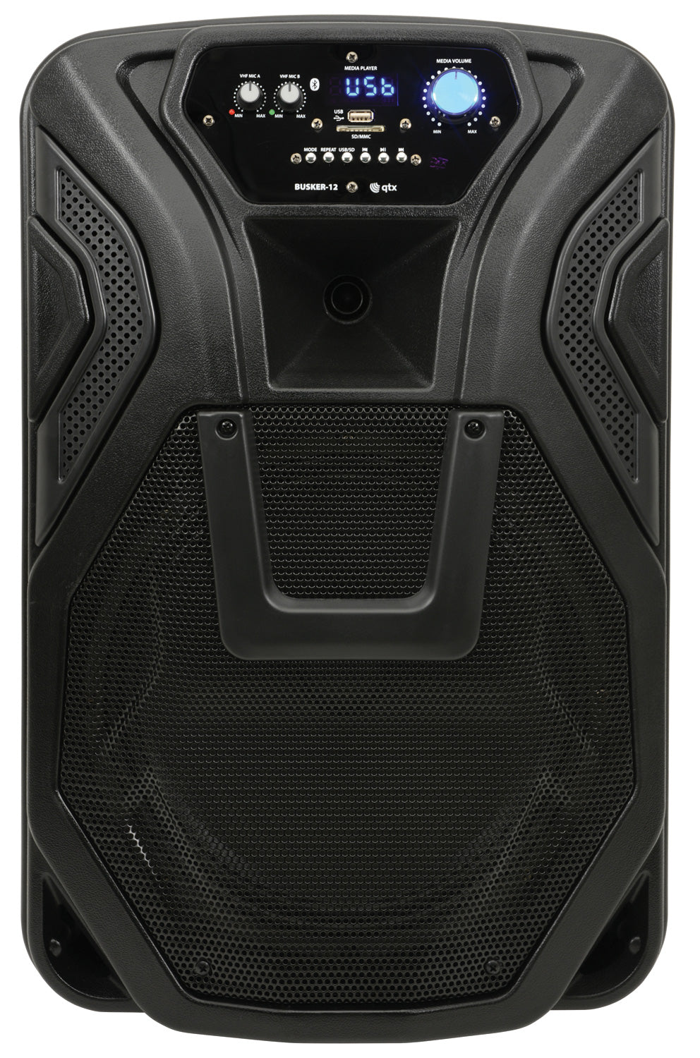 QTX Busker-12 PA + 2 x VHF mics + USB/SD/FM/BT - view 4