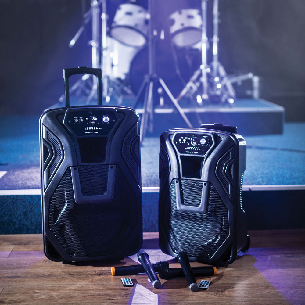 QTX Busker-12 PA + 2 x VHF mics + USB/SD/FM/BT - view 10