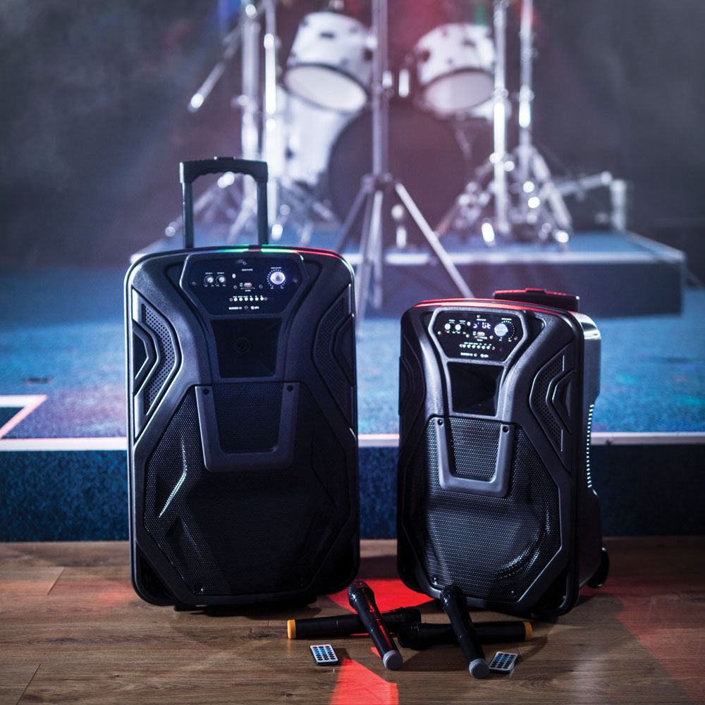 QTX Busker-12 PA + 2 x VHF mics + USB/SD/FM/BT - view 12
