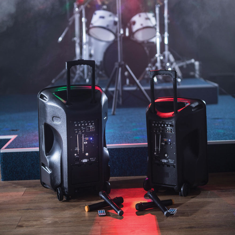 QTX Busker-12 PA + 2 x VHF mics + USB/SD/FM/BT - view 9