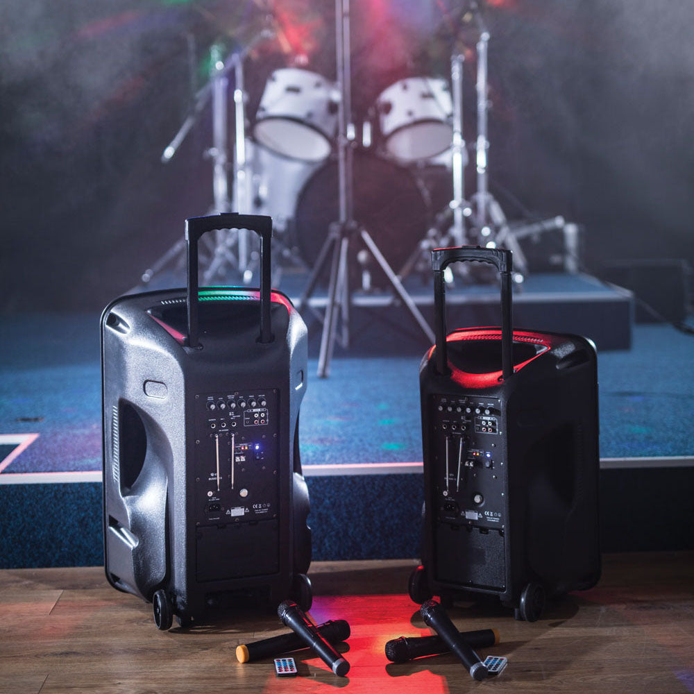 QTX Busker-12 PA + 2 x VHF mics + USB/SD/FM/BT - view 11