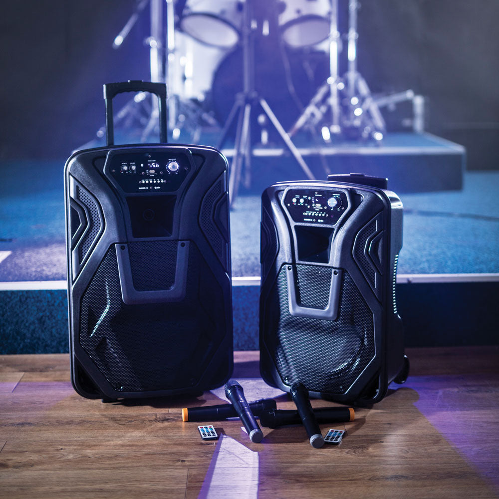 QTX Busker-15 PA + 2 x VHF mics + USB/SD/FM/BT - view 8