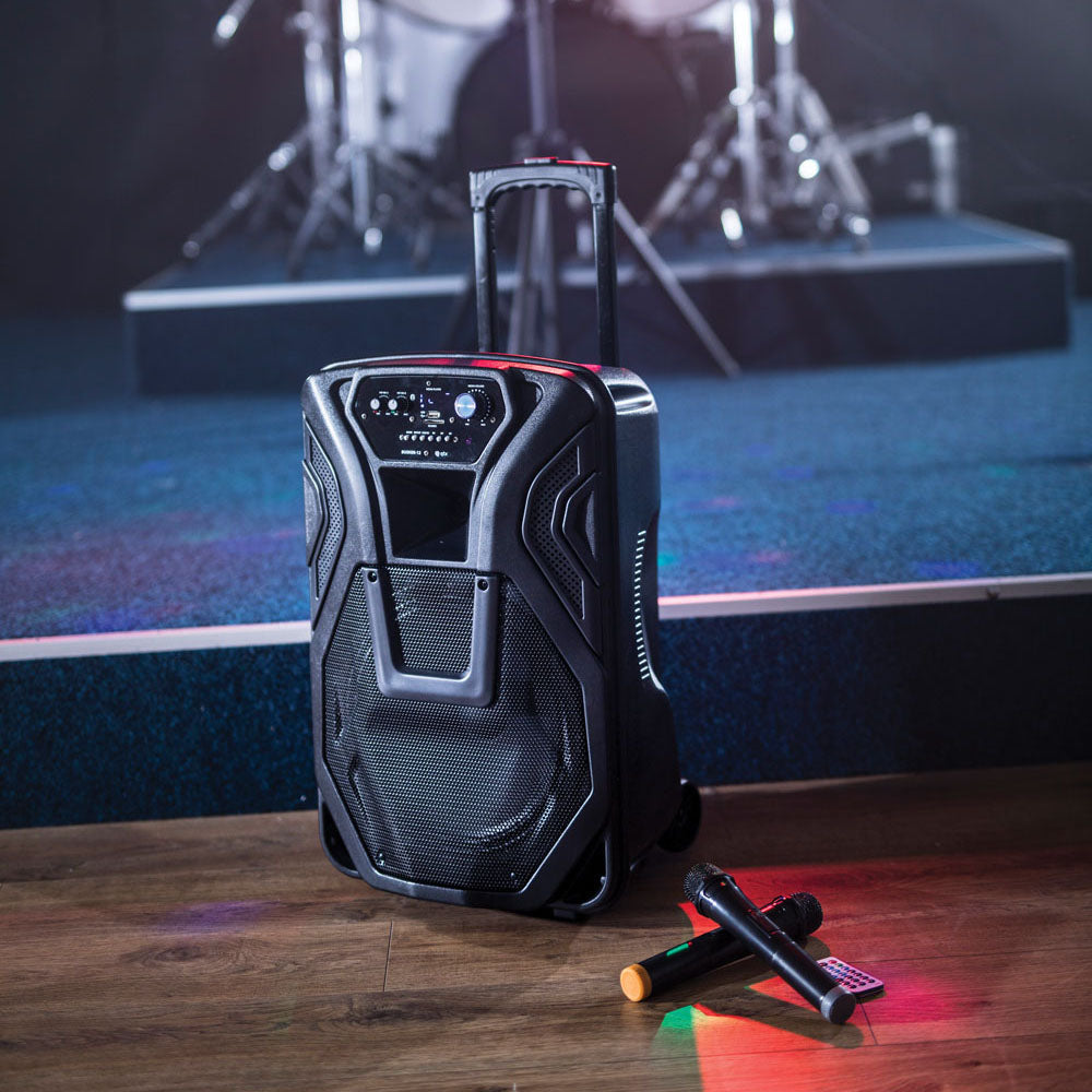 QTX Busker-15 PA + 2 x VHF mics + USB/SD/FM/BT - view 12