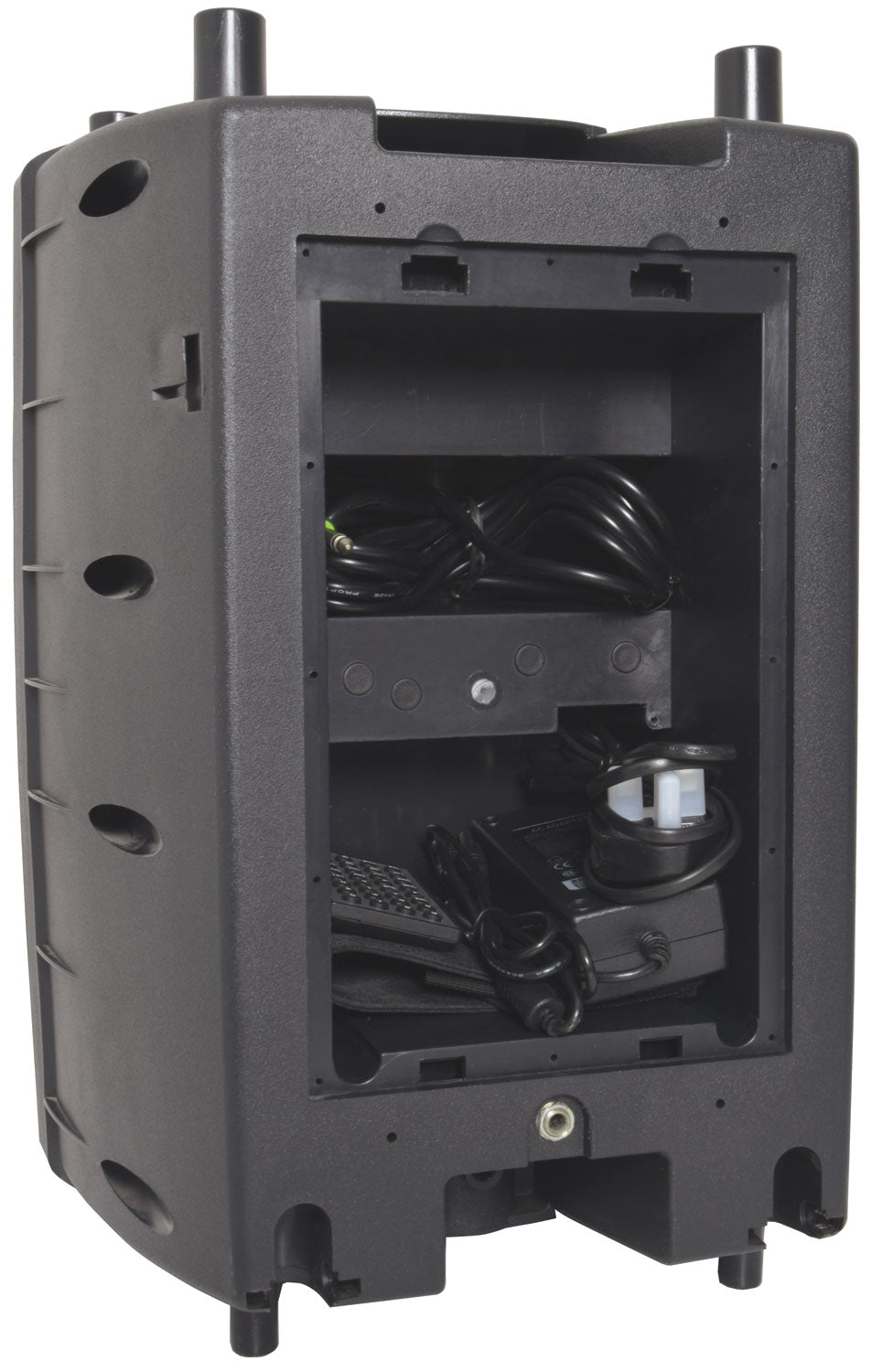 QTX PAV10 portable PA set + 2 UHF mics, CD/DVD, USB/SD & Bluetooth - view 2
