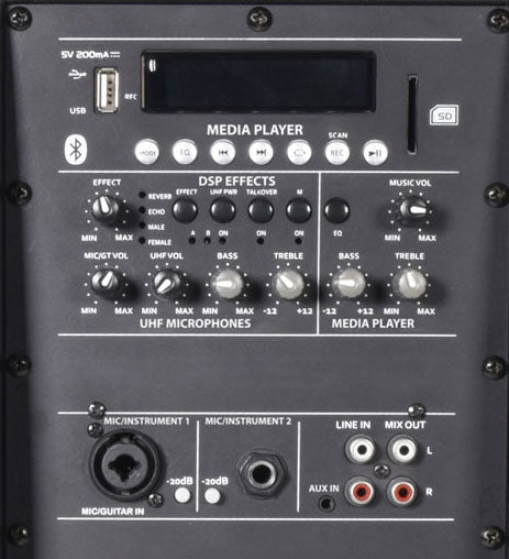 QTX QOVA-12PA Performance Portable PA Unit - view 7