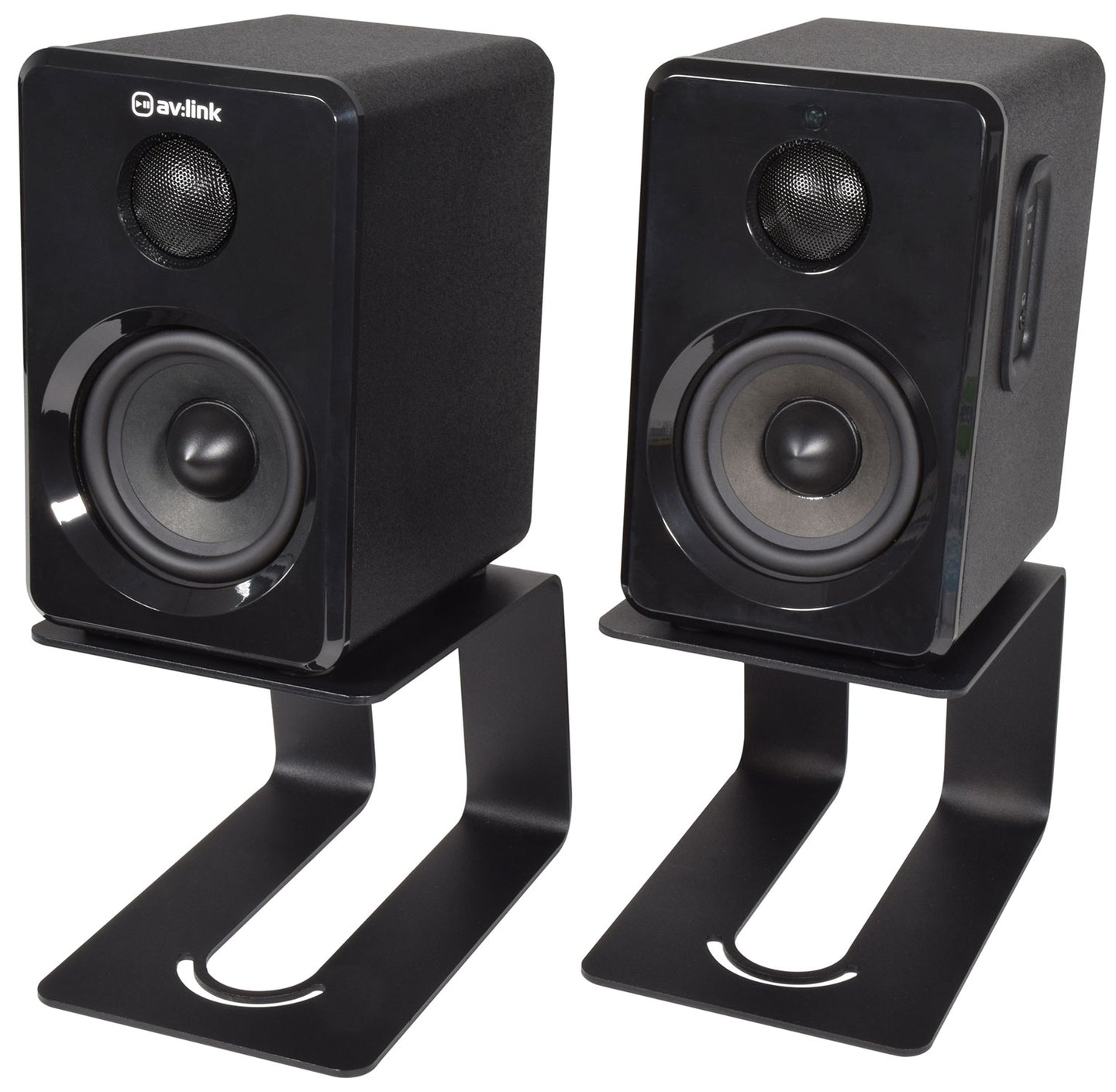 QTX Elevated Desktop Speaker Stands - view 4