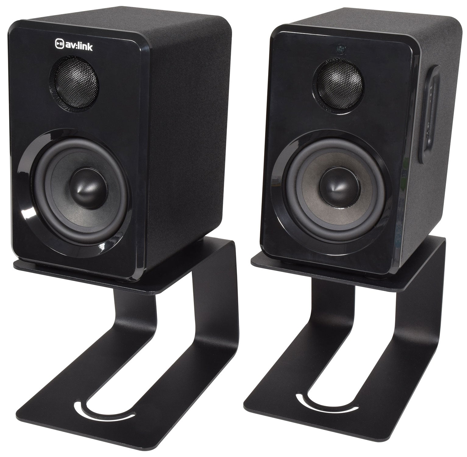 QTX Elevated Desktop Speaker Stands - view 4