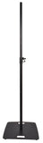 QTX Speaker Stand with Square Base - Black