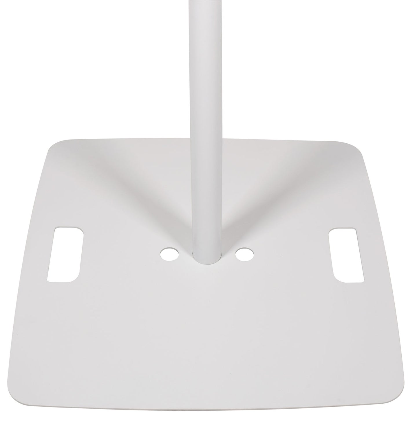 QTX Speaker Stand with Square Base - White - view 3