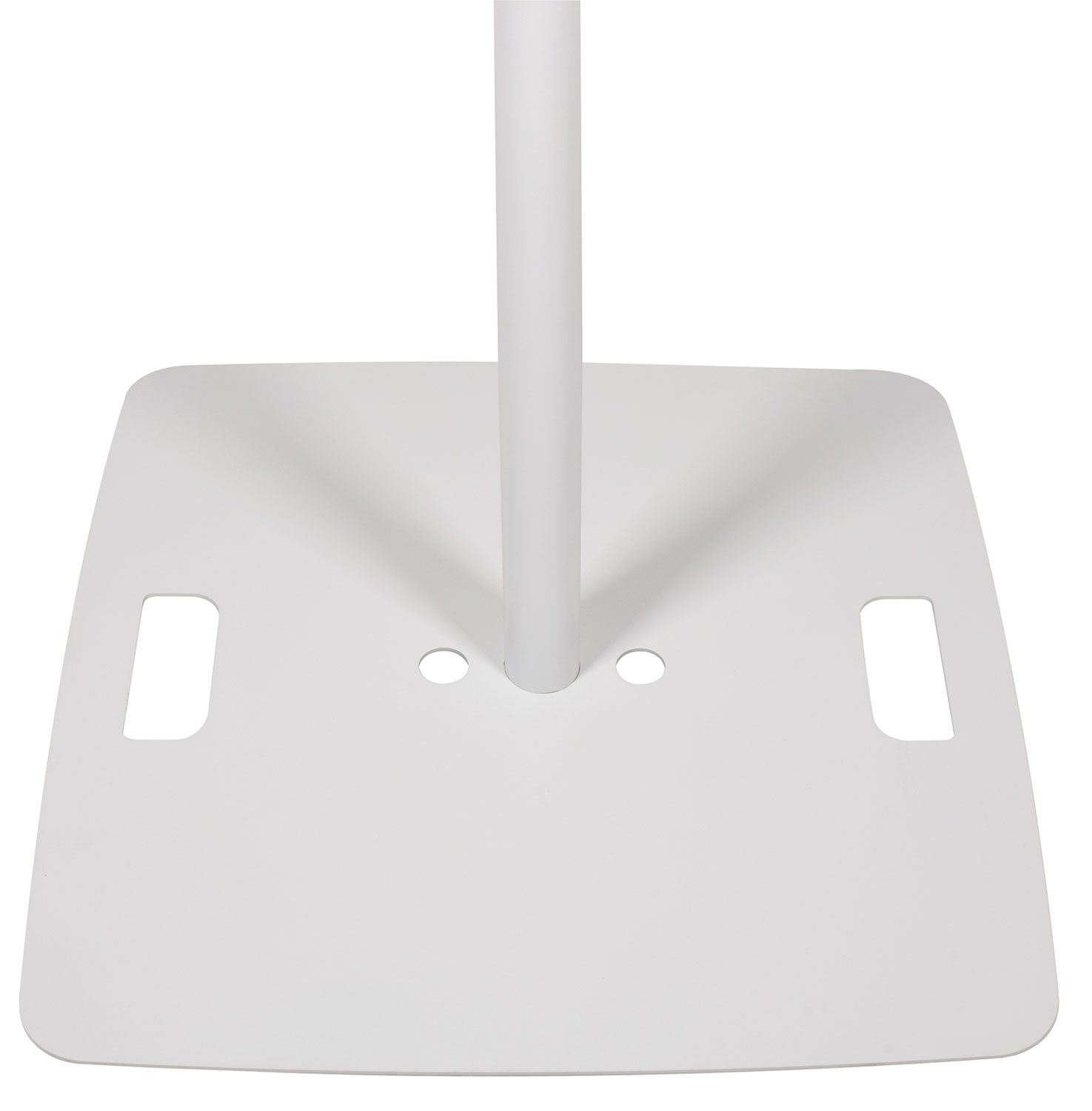 QTX Speaker Stand with Square Base - White - view 3