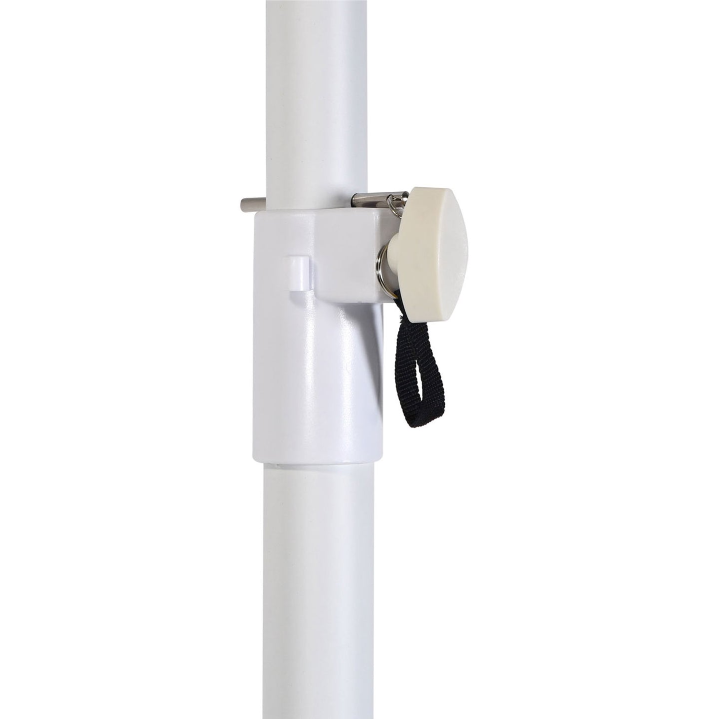 QTX Speaker Stand with Square Base - White - view 4