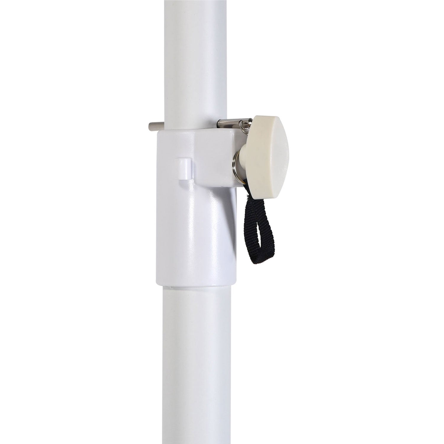 QTX Speaker Stand with Square Base - White - view 4