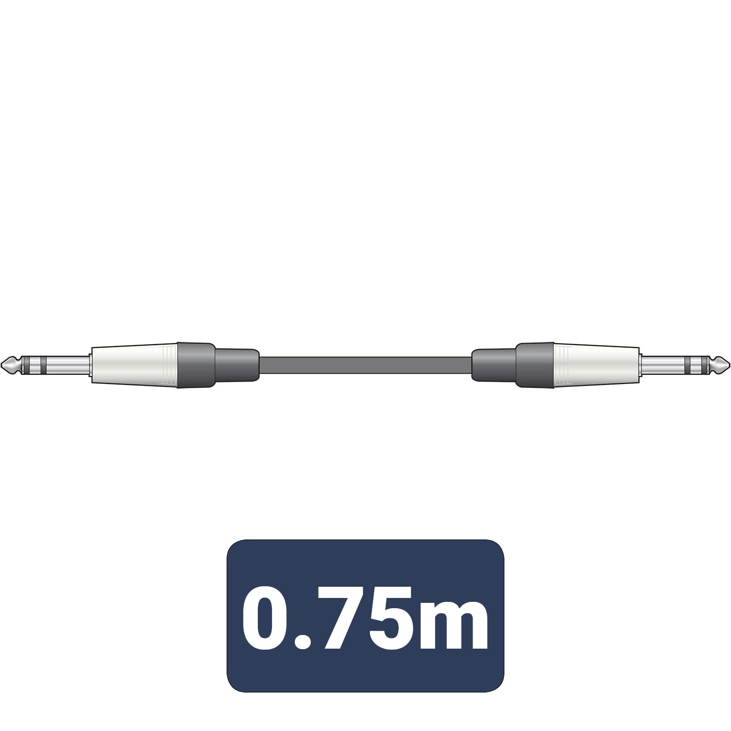 Citronic Classic Audio Lead 6.3mm Jack - 6.3mm Jack 0.75m - view 3