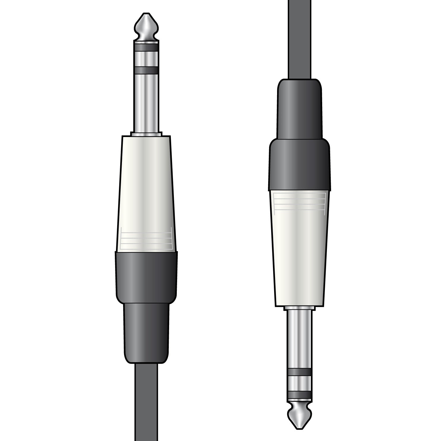 Citronic Classic Audio Lead 6.3mm Jack - 6.3mm Jack 0.75m