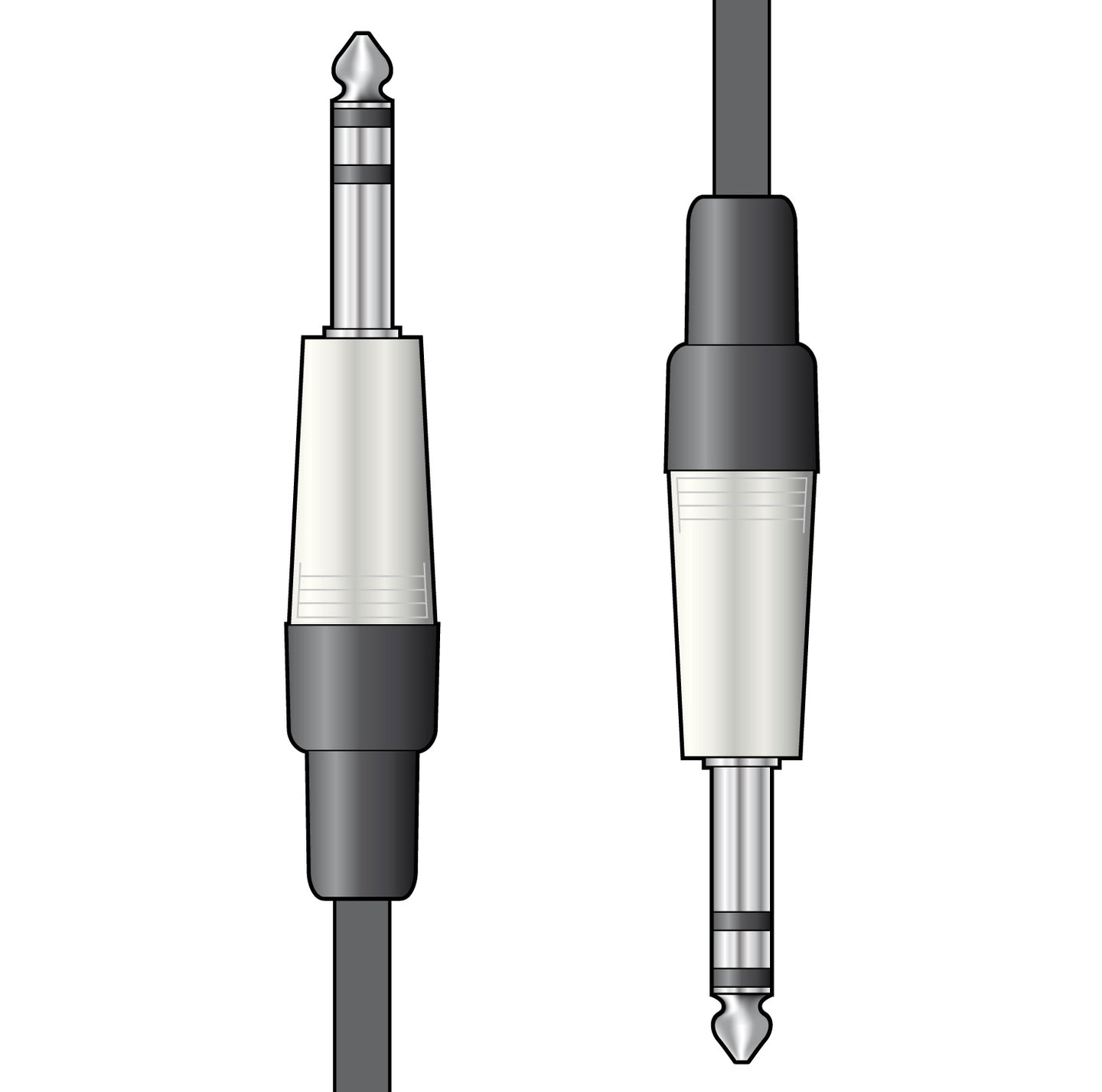 Citronic Classic Audio Lead 6.3mm Jack - 6.3mm Jack 1.5m